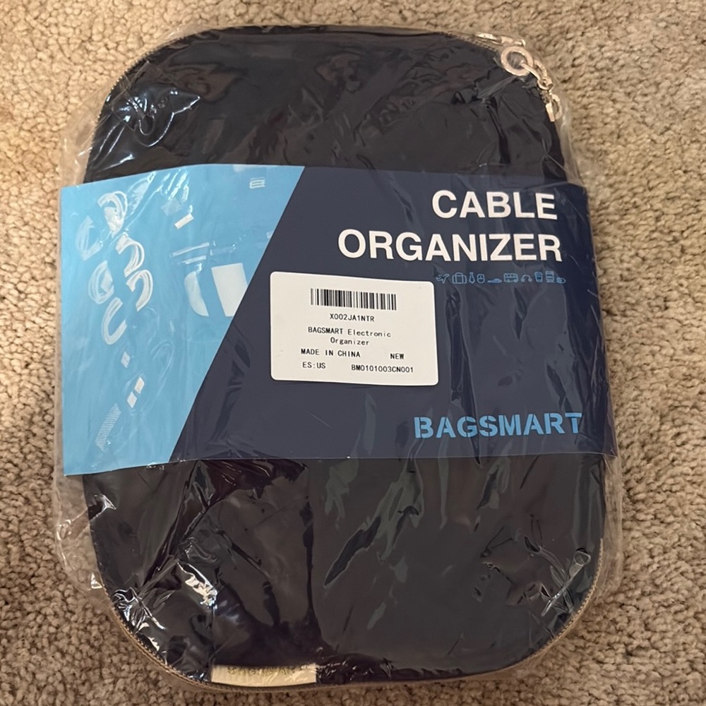 Black Cable Organizer